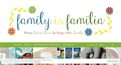 Desktop Screenshot of familyisfamilia.com