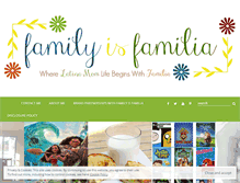 Tablet Screenshot of familyisfamilia.com